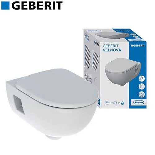 GEBERIT Selnova 750 RIM/FREE WC šolja konzolna