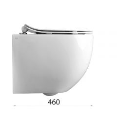 AXA Glomp 46cm RIMFREE WC šolja konzolna bela sjaj + daska