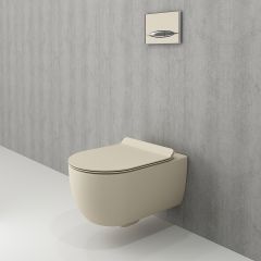 BOCCHI kompakt RIM-FREE konzolna JASMIN MAT WC šolja + daska V