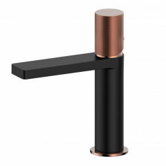 Copen NOOK slavina za lavabo Rose Gold Black 102 GRIP