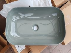 AXA Decus Square lavabo Lago sjaj 50x35 cm